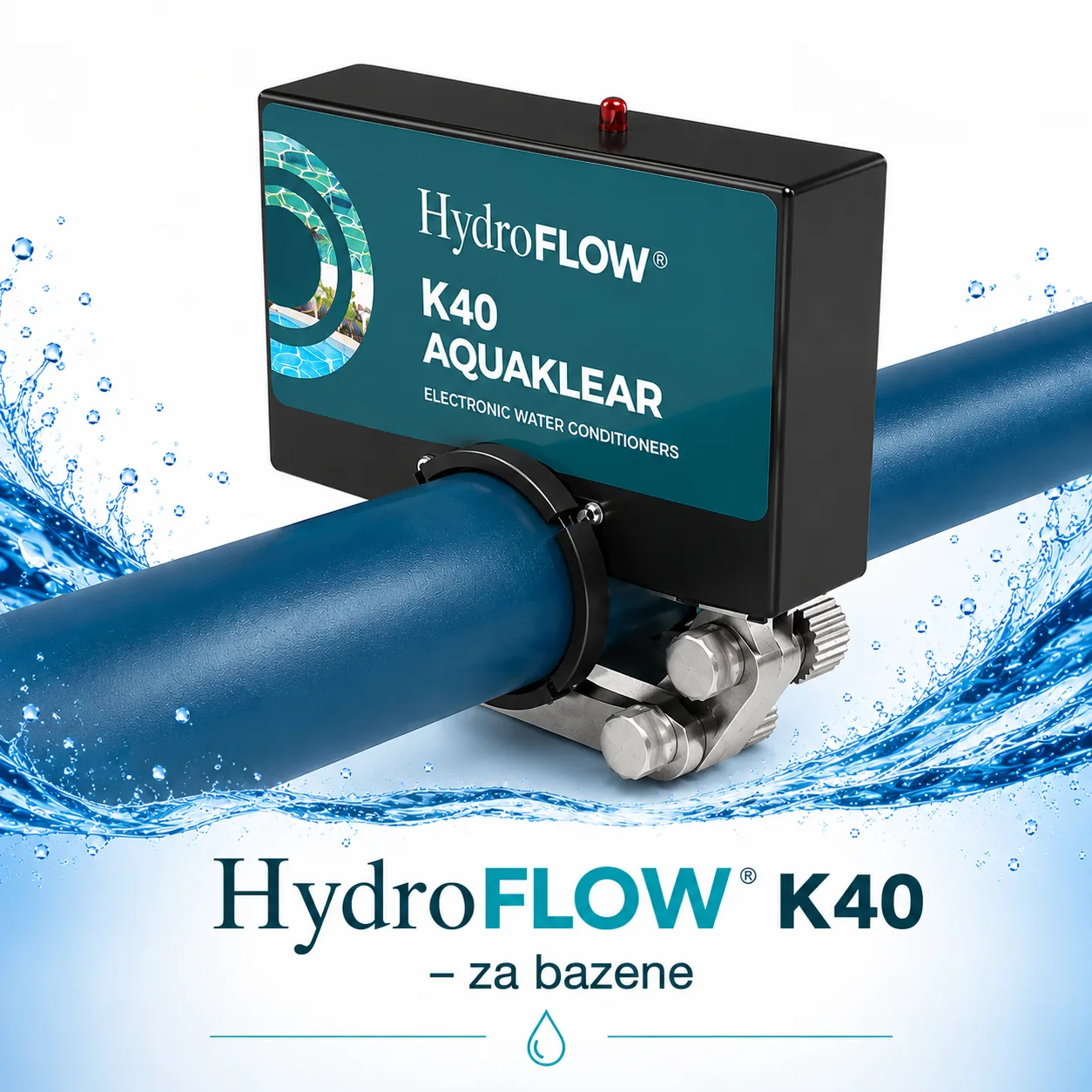Zaščita pred vodnim kamnom HydroFLOW K40