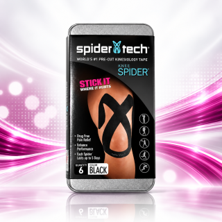 Kineziološki trak SpiderTech KOLENO  Pre-Cut 6KOM