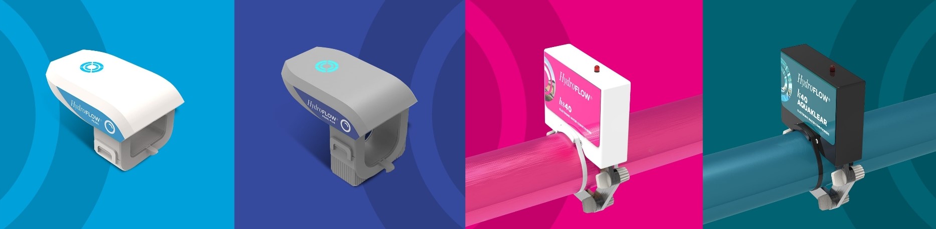 HydroFLOW® naprave Pearl, Pearl Plus, K40 in Industrija — britanska tehnologija za zaščito pred vodnim kamnom